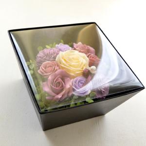 ソープフラワー 仏花 お供え box ギフト ...の詳細画像2