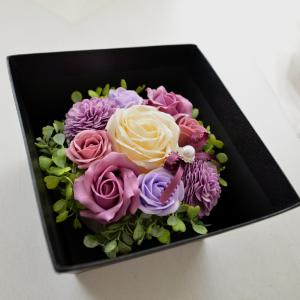 ソープフラワー 仏花 お供え box ギフト ...の詳細画像3
