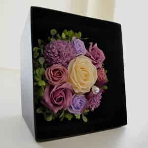 ソープフラワー 仏花 お供え box ギフト ...の詳細画像5