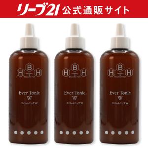 育毛剤 女性用 育毛トニック ヘアトニック 発毛剤 育毛 発毛 発毛促進 女性 スカルプケア レディース トニック 抜け毛 薄毛 250ml エバートニックW 3本 リーブ21｜reve21shop