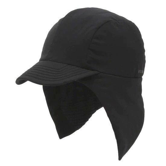 【Afterglow アフターグロー】ALPHA FLAP CAP (ブラック)(ポーラテック フラ...