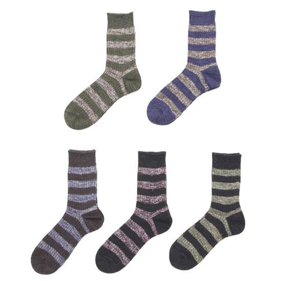 A HOPE HEMP アホープヘンプ｜HEMP WOOL BORDER SOCKS #HSX-23...