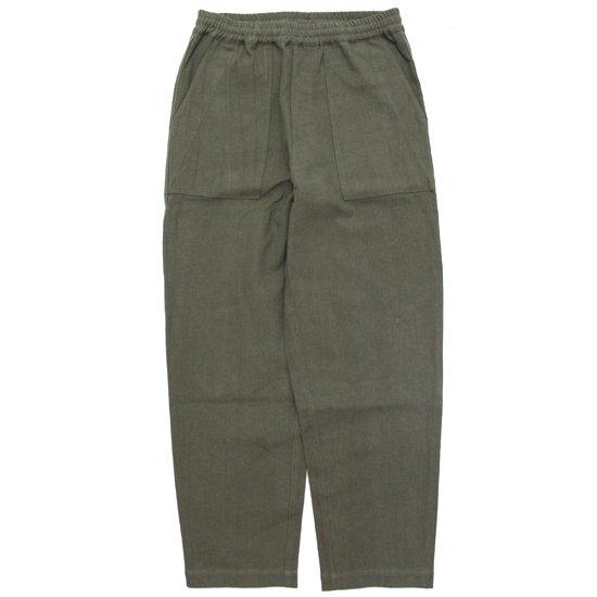 A HOPE HEMP アホープヘンプ｜Canvas Baker Easy Pants (オリーブ)...