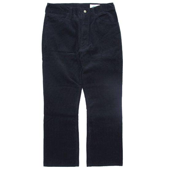 Nasngwam ナスングワム｜SOUTH FLARE PANTS (ブラック)(コーデュロイ フレ...