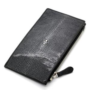 Revetta] エイ革 ラウンドファスナー 長財布 ガルーシャ スティング