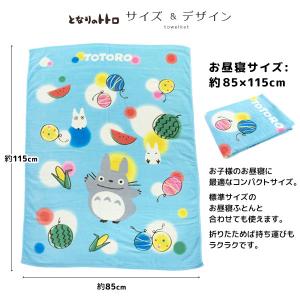 お昼寝ケット ジブリ となりのトトロ タオルケ...の詳細画像1