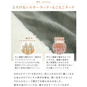 毛布 シングル 袋状毛布 寝袋 ルームシュラフ...の詳細画像3