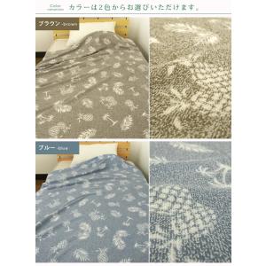 タオルケット シングル ハワイアン柄 夏掛け ...の詳細画像1