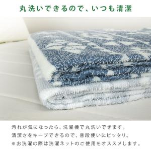 タオルケット シングル キリム柄 140×19...の詳細画像5