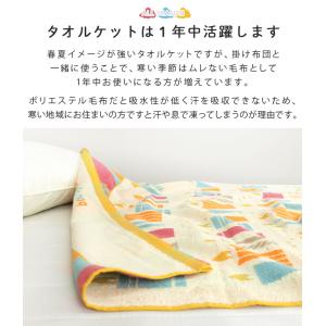 タオルケット お昼寝ケット 北欧柄 85×11...の詳細画像4