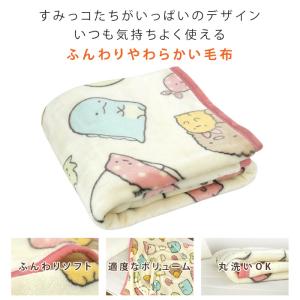 毛布 ニューマイヤー毛布 すみっコぐらし ハー...の詳細画像1