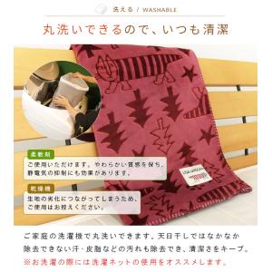 ひざ掛け毛布 毛布 リサラーソン 2枚合わせ毛...の詳細画像5