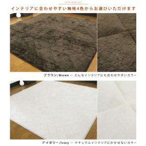 ラグ こたつ敷き布団 長方形 140×190c...の詳細画像1