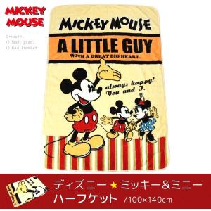 毛布 ハーフケット ディズニー ミッキー ミニー