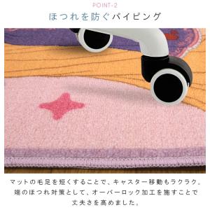 デスクカーペット プリンセス ラプンツェル 白...の詳細画像3