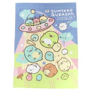 お昼寝ケット すみっコぐらし 85×115cm タオルケット 綿100％ ブランケット おひるねケット お昼寝タオルケット ベビーケット タオル 保育園｜寝具の専門店リヴェール Yahoo!店