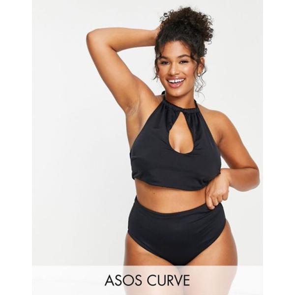 エイソス レディース トップのみ 水着 ASOS DESIGN Curve mix and matc...