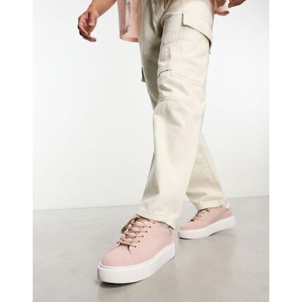 エイソス メンズ スニーカー シューズ ASOS DESIGN chunky lace up sne...