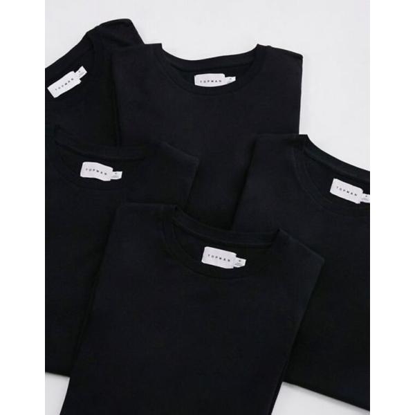 トップマン メンズ Tシャツ トップス Topman 5 pack classic t-shirt ...