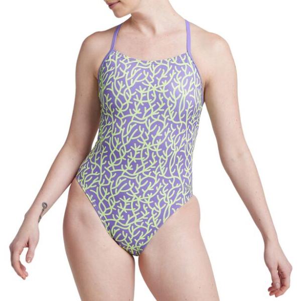 スピード レディース 上下セット 水着 Speedo Women&apos;s Printed T-Back ...