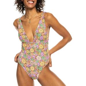 ロキシー レディース 上下セット 水着 Roxy Women's All About Sol One Piece Swimsuit｜revida2