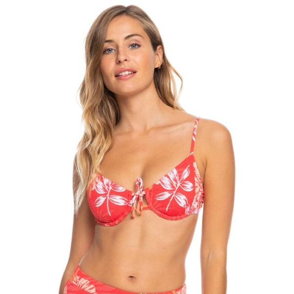 ロキシー レディース トップのみ 水着 Seaside Tropics Underwire Smoc...