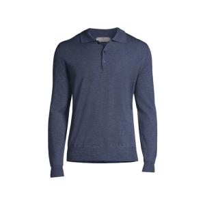 カナーリ メンズ ポロシャツ トップス Modern-Fit Wool Polo Shirt｜revida2