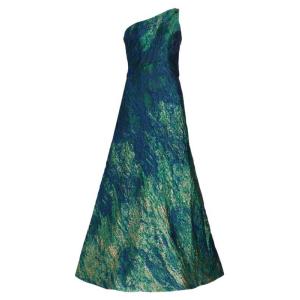 ルネルイス レディース ワンピース トップス Brocade One-Shoulder A-Line Gown｜revida2