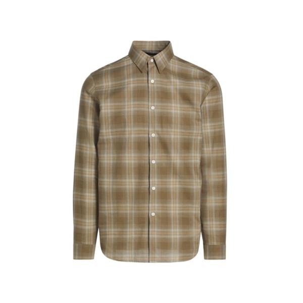 セオリー メンズ パーカー・スウェット アウター Irving.Shade Flannel Shir...