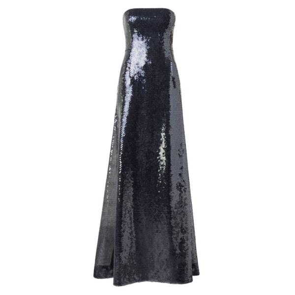 アクリス レディース ワンピース トップス Liquid Sequin Strapless Gown