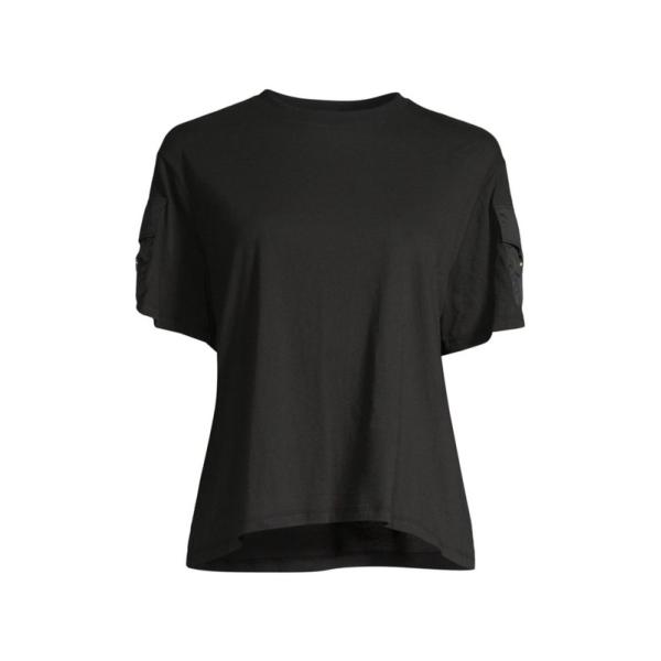 シンシアローレイ レディース Tシャツ トップス Pocket-Sleeve Cotton T-Sh...