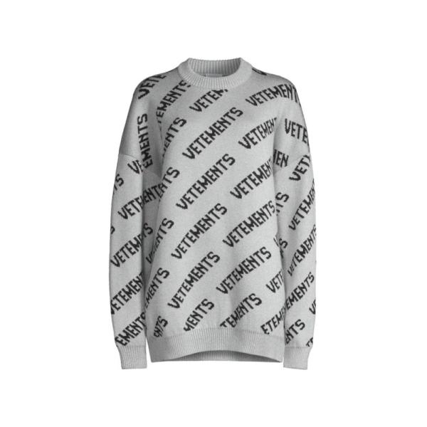 ヴェトモン メンズ ニット・セーター アウター Lurex Monogram Sweater