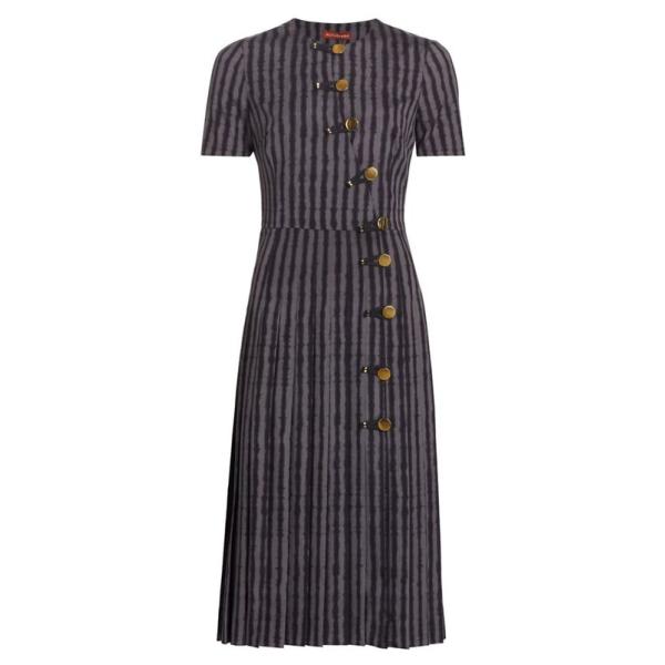 アルチュザラ レディース ワンピース トップス Myrtle Striped Midi-Dress