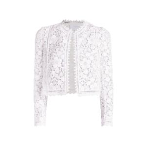 ジャンバティスタ ヴァリ レディース ジャケット・ブルゾン アウター Cotton-Lace Crop Jacket｜revida2