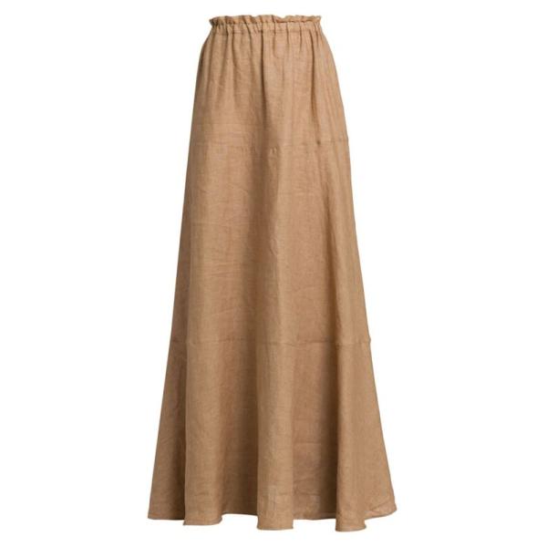 キートン レディース スカート ボトムス Elasticized Linen Maxi Skirt