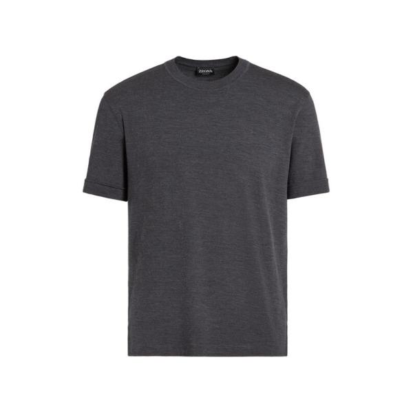 ゼニア メンズ Tシャツ トップス Wool T-Shirt