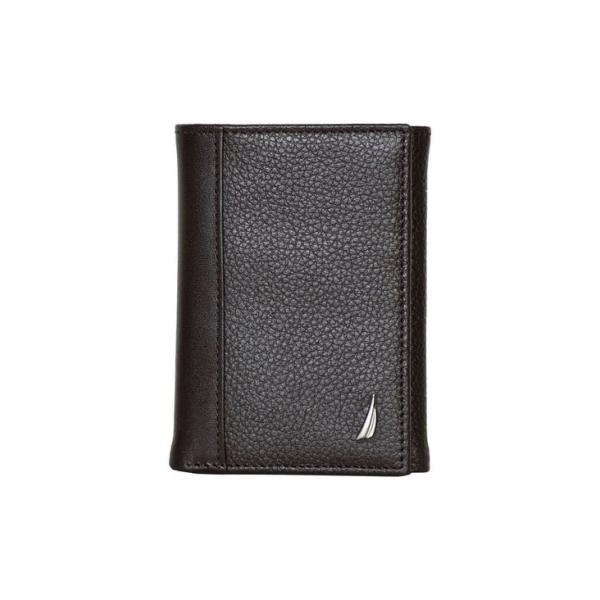 ナウティカ メンズ 財布 アクセサリー Men&apos;s Trifold Leather Wallet