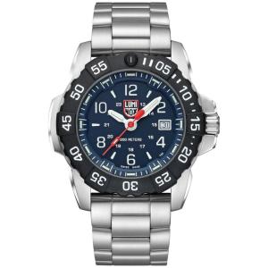 ルミノックス メンズ 腕時計 アクセサリー Men's Swiss Navy Seal RSC Stainless Steel Bracelet Watch 45mm｜revida2