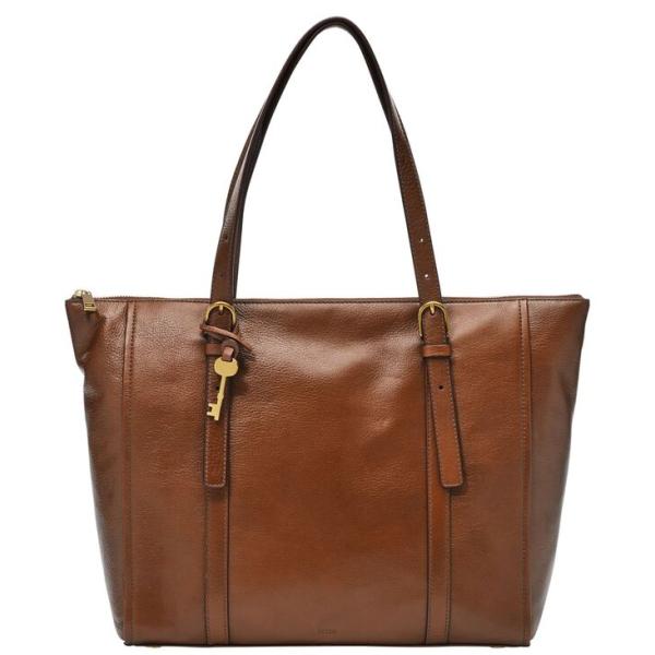 フォッシル レディース トートバッグ バッグ Carlie Leather Tote Bag