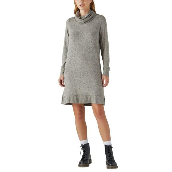 ラッキーブランド レディース ワンピース トップス Women&apos;s Mock-Neck Sweate...