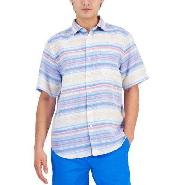 トッミーバハマ メンズ シャツ トップス Men&apos;s Cloud Nine Short-Sleeve...