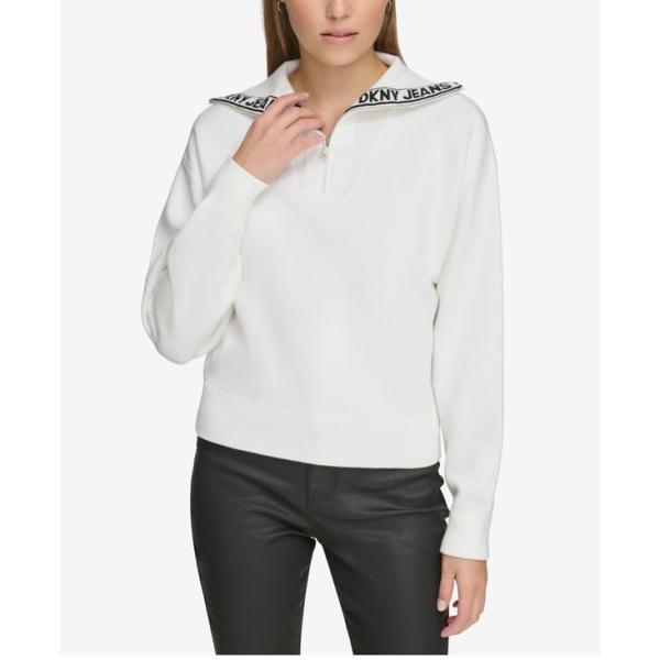 ダナキャランニューヨーク レディース ニット・セーター アウター Women&apos;s Half-Zip ...