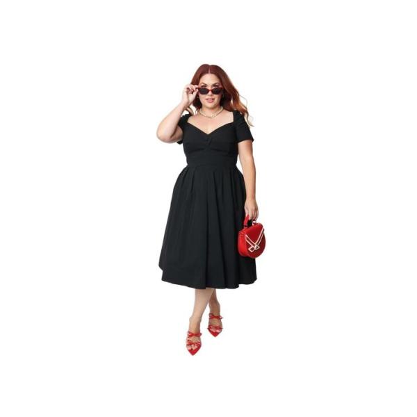 ユニークビンテージ レディース ワンピース トップス Midge Swing Dress