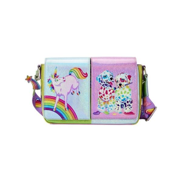 ラウンジフライ レディース ショルダーバッグ バッグ Women&apos;s Lisa Frank Cros...