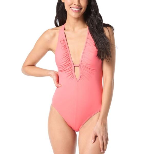 ヴィンスカムート レディース 上下セット 水着 Women&apos;s Plunge Cutout One-...