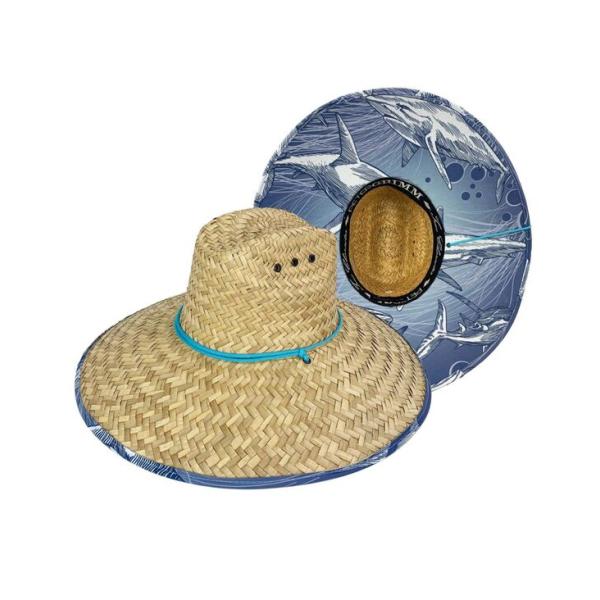 ピーターグリム メンズ 帽子 アクセサリー Shark Straw Lifeguard Hat
