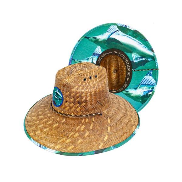 ピーターグリム メンズ 帽子 アクセサリー Marlin Straw Lifeguard Hat