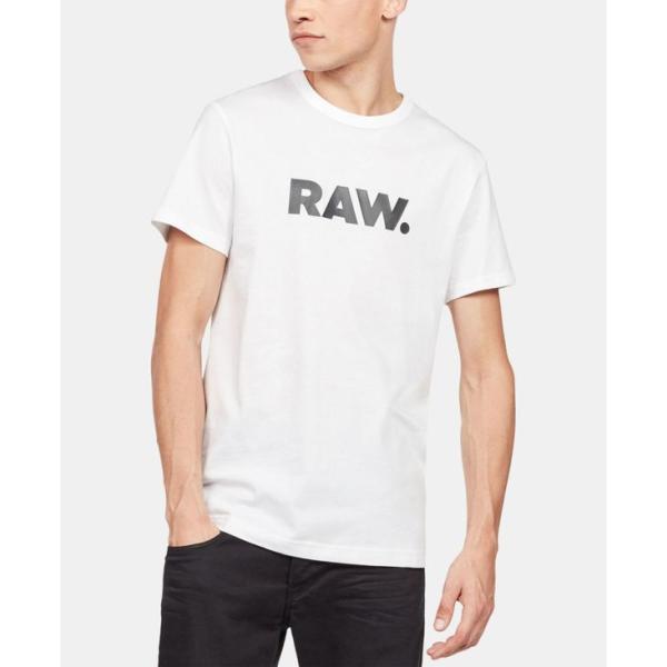 ジースター メンズ Tシャツ トップス Men&apos;s Holorn RAW Graphic Logo ...