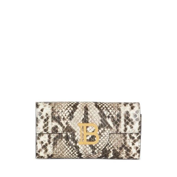 バルマン レディース 財布 アクセサリー B Buzz Snake Embossed Leather...