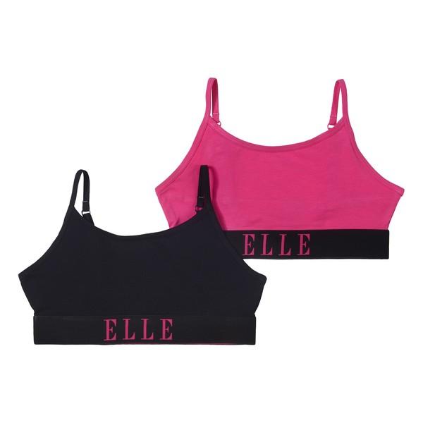 エル レディース ブラジャー アンダーウェア Elle 2 Pack Bralette Junior...